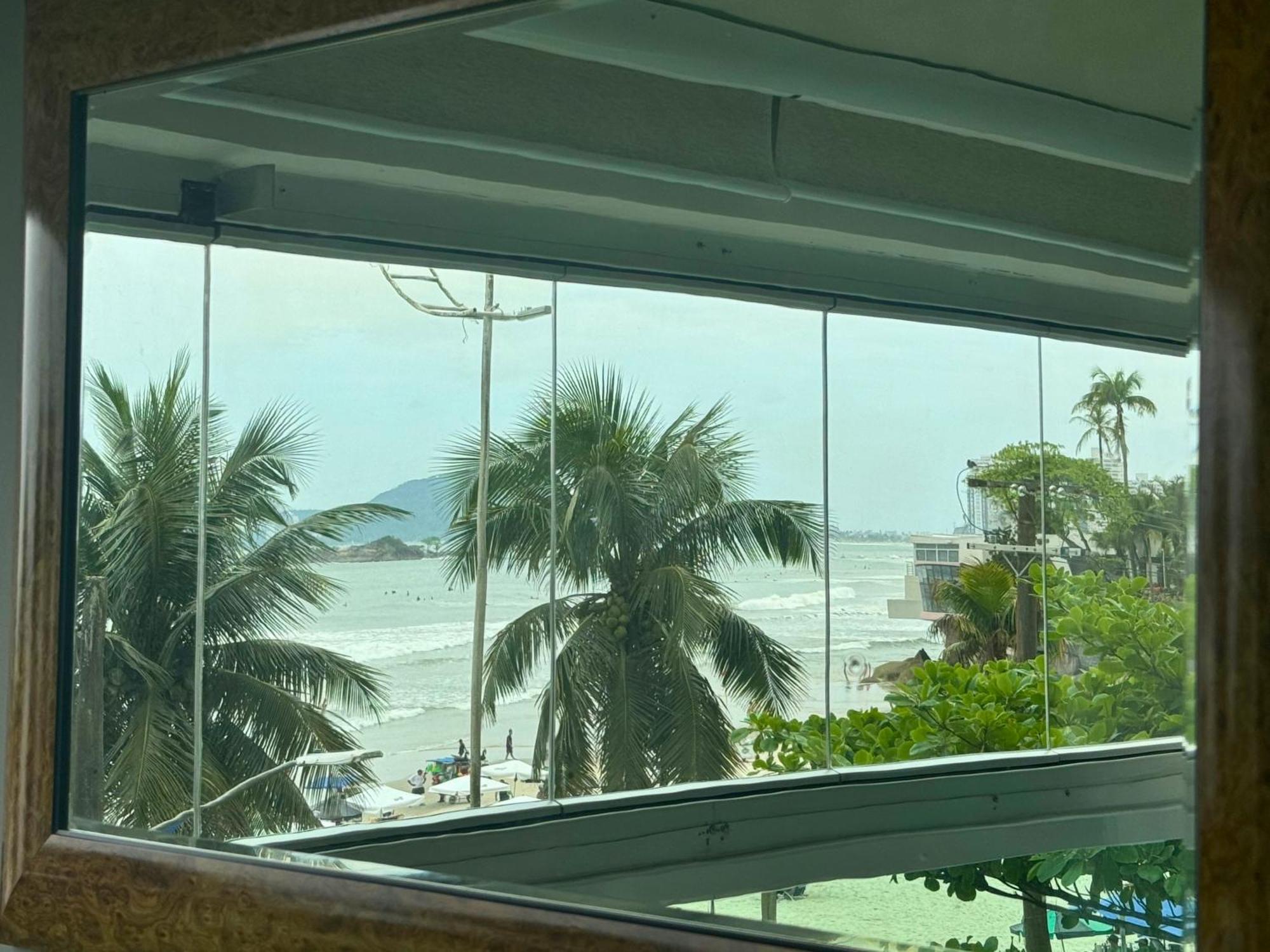 Apartamento Vista Para O Mar E Pe Na Areia Гуаружа Екстериор снимка